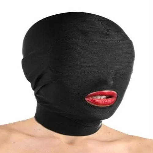 XR Brands Master Series Male Sex Toys Spandex Hood With Padded Eyes and Open Mouth XR Brands Master Series Male Sex Toys Spandex Hood With Padded Eyes and Open Mouth