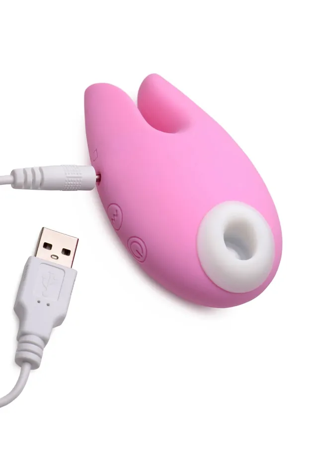 XR Brands Shegasm Female Sex Toys Sucky Bunny Silicone Clitoral Stimulator Pink XR Brands Shegasm Female Sex Toys Sucky Bunny Silicone Clitoral Stimulator Pink