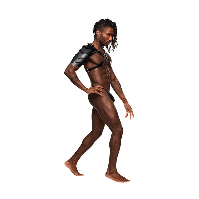 Aquarius Shoulder Shield Chest Harness Male Power Female Sex Toys