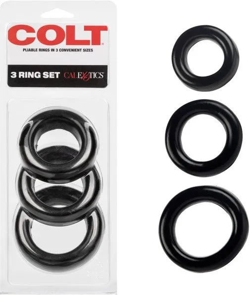 California Exotic Novelties Male Sex Toys 3 Ring Set California Exotic Novelties Male Sex Toys 3 Ring Set