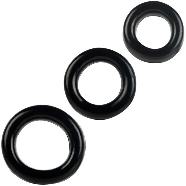 California Exotic Novelties Male Sex Toys 3 Ring Set California Exotic Novelties Male Sex Toys 3 Ring Set