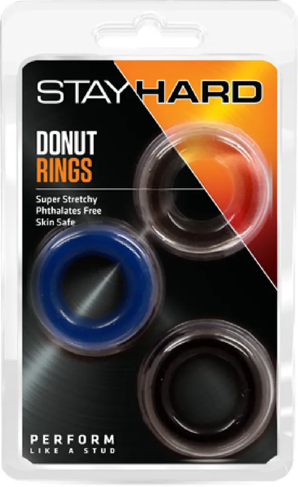 Couples Blush Novelties Donut Rings 3 Pack Sex Toy Adult Pleasure
