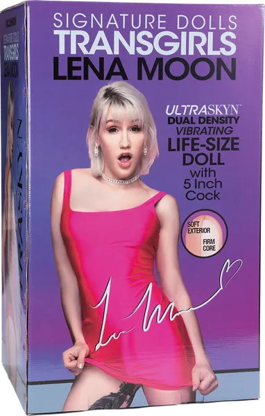 Doc Johnson Signature Dolls TransGirl Lena Moon Vanilla Dildos