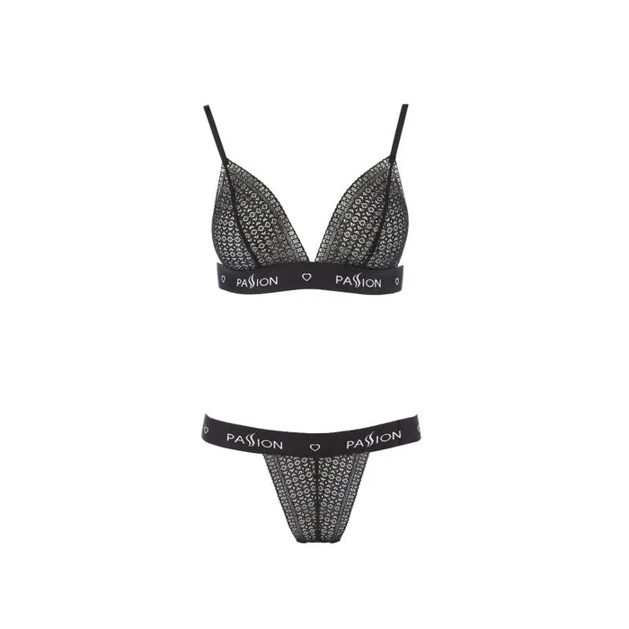 Glamiss 2 Pc Set Black Passion Lingerie Anal