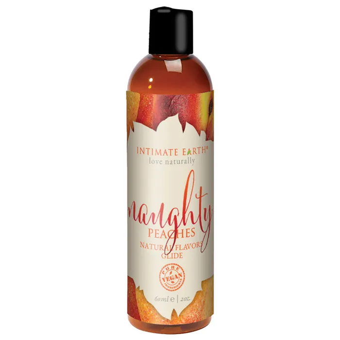 Intimate Earth Vibrators Intimate Earth Flavored Glide Naughty Peaches 2oz