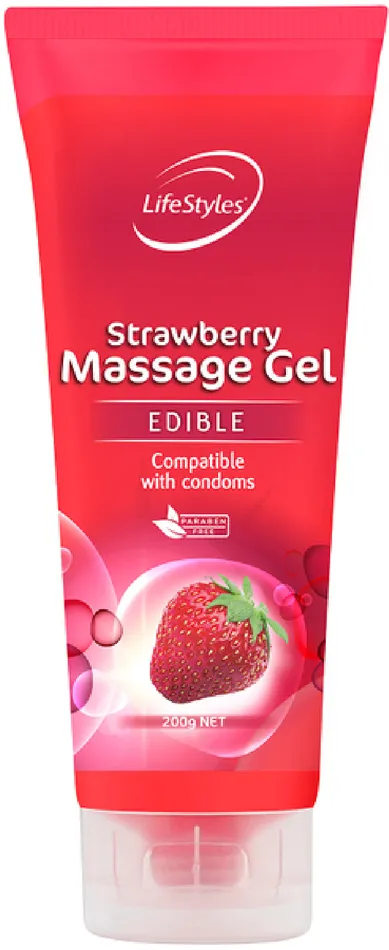 Lifestyles Enhancers Strawberry Massage Gel 200g