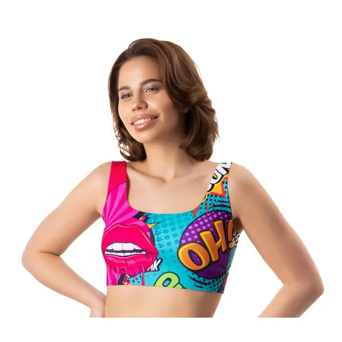 Mememe Lingerie Vibrators Comics Oh Crop Top