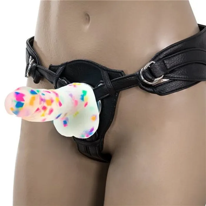 Party Marty 75in Frost Confetti Dong Addiction Dildos