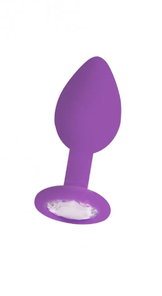 Shots Media Anal Regular Diamond Butt Plug Purple