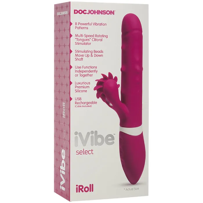 Vibrators IRoll Multi Speed Massager Vibraotr Dildo Dong Sex Toy Pink Doc Johnson Vibrators IRoll Multi Speed Massager Vibraotr Dildo Dong Sex Toy Pink Doc Johnson