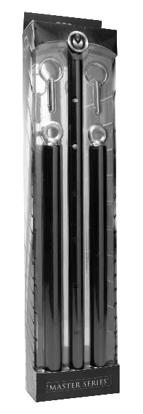 XR Brands Anal Adjustable Steel Spreader Bar Black XR Brands Anal Adjustable Steel Spreader Bar Black