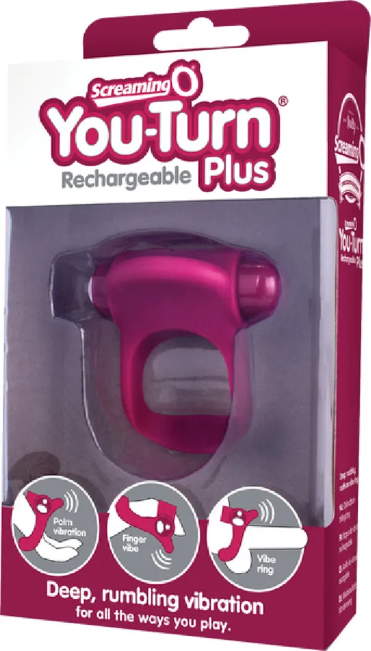 YouTurn Rechargeable Plus Merlot Sex Toy Adult Orgasm Pleasure Screaming O Vibrators