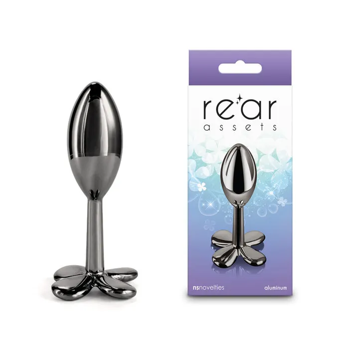 Anal NS Novelties Rear Assets Clover Gunmetal Gunmetal 92 cm Metallic Butt Plug Anal NS Novelties Rear Assets Clover Gunmetal Gunmetal 92 cm Metallic Butt Plug