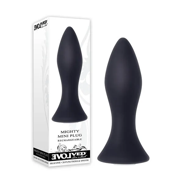 Evolved Anal Evolved Mighty Mini Plug 89 cm 35 USB Rechargeable Butt Plug