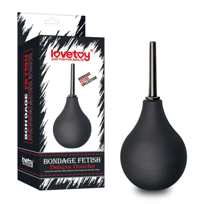 Lovetoy Bondage Fetish Deluxe Douche Unisex Round Douche 160 ml capacity Anal Lovetoy Bondage Fetish Deluxe Douche Unisex Round Douche 160 ml capacity Anal
