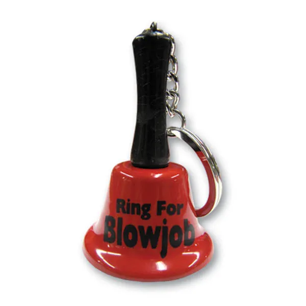 Ring For Blowjob Keychain Bell Novelty Keychain Ozze Male Sex Toys