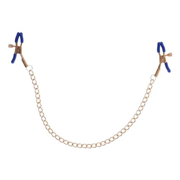 Sportsheets Female Sex Toys Sex Mischief Cougar Chained Nipple Clamps Gold Nipple Clamps with Cougar Chain Sportsheets Female Sex Toys Sex Mischief Cougar Chained Nipple Clamps Gold Nipple Clamps with Cougar Chain