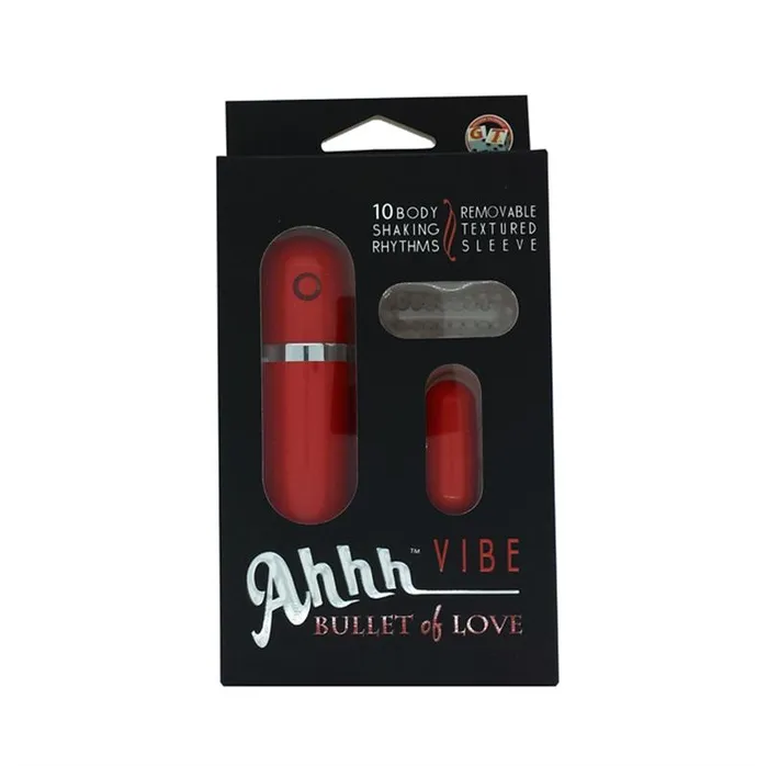 Ahhh Vibrator Red Golden Triangle Vibrators