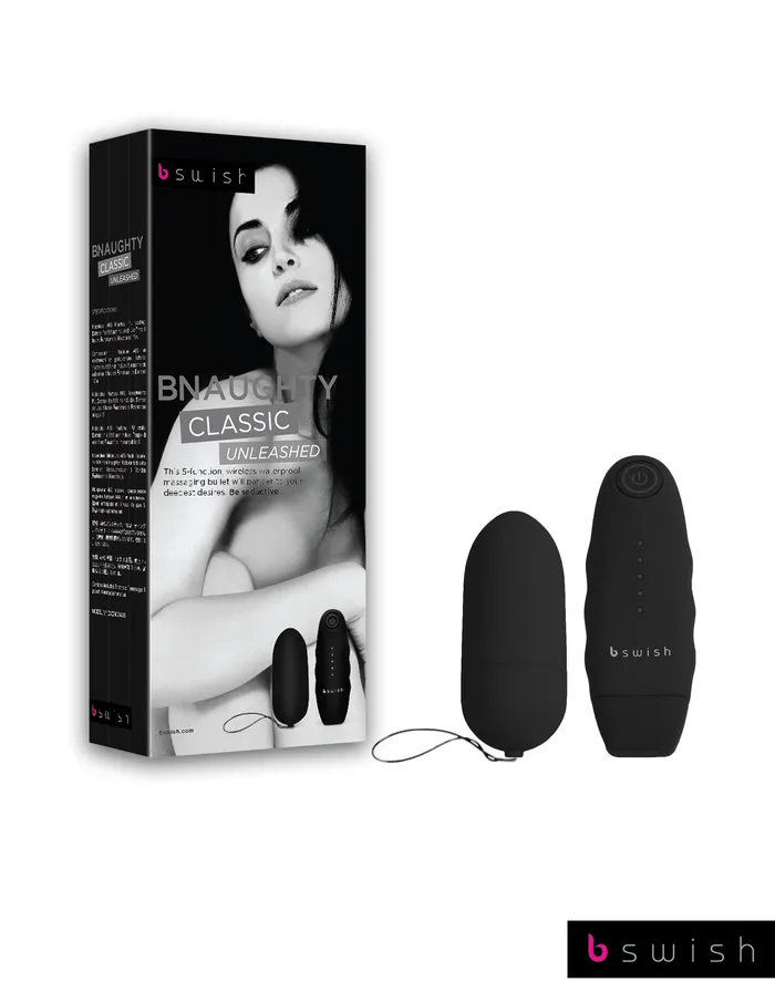 Anal B Swish Toys Bnaughty Unleashed Classic Black