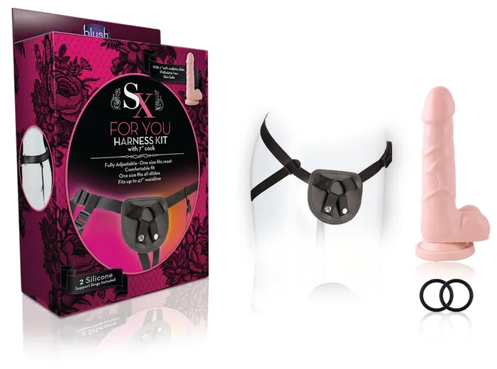 Blush Novelties Couples For Your Harness Kit With 7in Cock