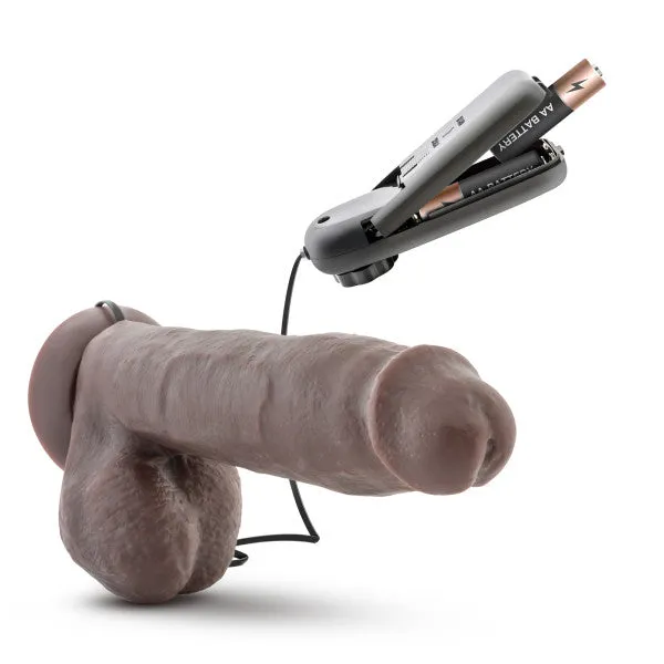 Blush Novelties Female Sex Toys X5 Plus 8 Realistic Cock Chocolate Vibrating 