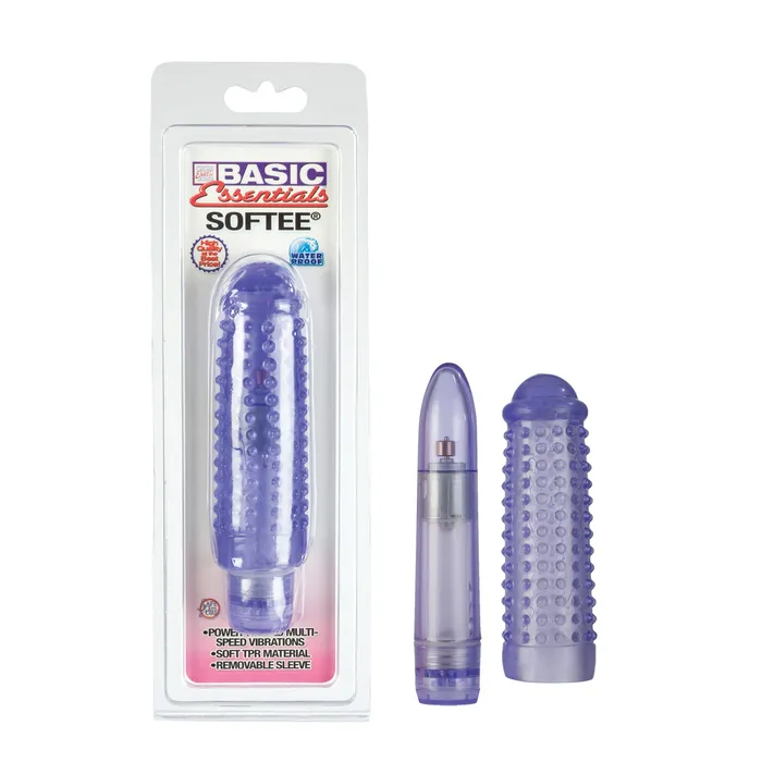 California Exotic Novelties Vibrators Basic Essentials Softee Purple