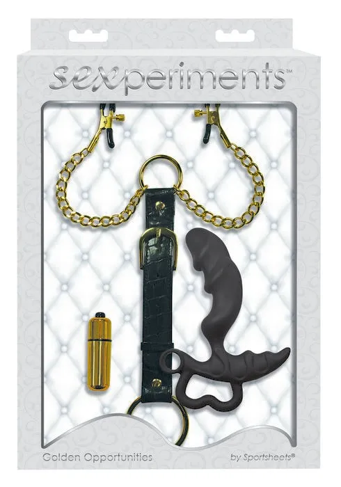 Couples Sport Sheets Sexperiments Golden Opportunities Kit