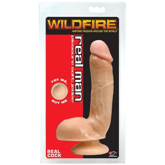 Dildos Wildfire Real Man JelLee Cock Light Topco