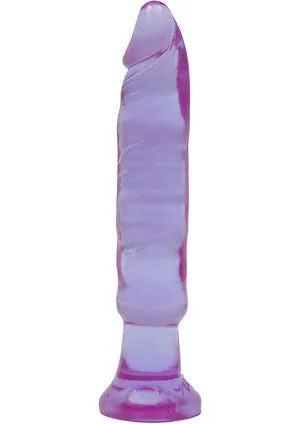 Doc Johnson Novelties Anal Crystal Jellies Anal Starter 6in Purple