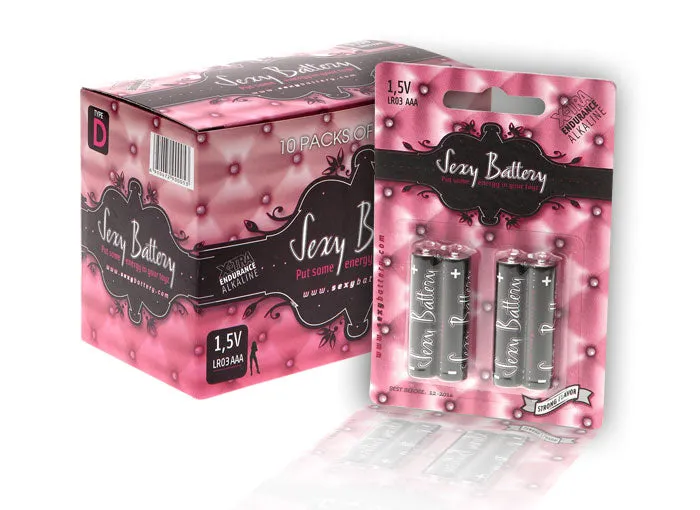 EP SupplySexy Battery Female Sex Toys Sexy Battery AaaLr3 10 Pieces Display