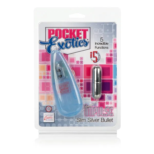 Female Sex Toys California Exotic Novelties Pocket Exotic Impulse Pocket Pack Slim Silver Bullet Female Sex Toys California Exotic Novelties Pocket Exotic Impulse Pocket Pack Slim Silver Bullet