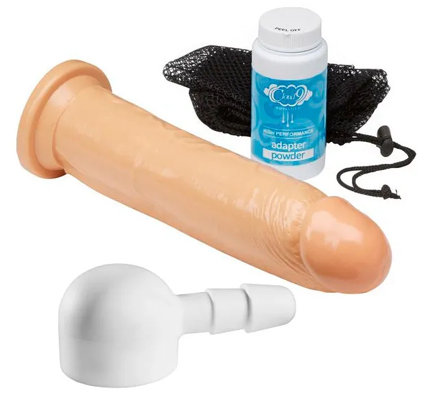 Female Sex Toys Cloud 9 VacULock Starter Kit 8 Dildo With Wand Tip Cloud 9 Novelties