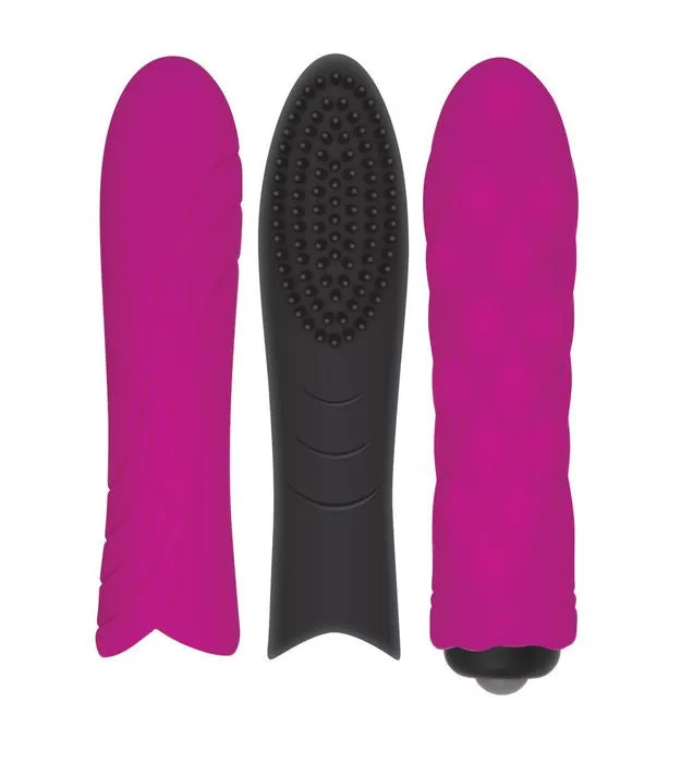 Female Sex Toys Evolved Novelties Pleasure Sleeve Trio With Black Bullet