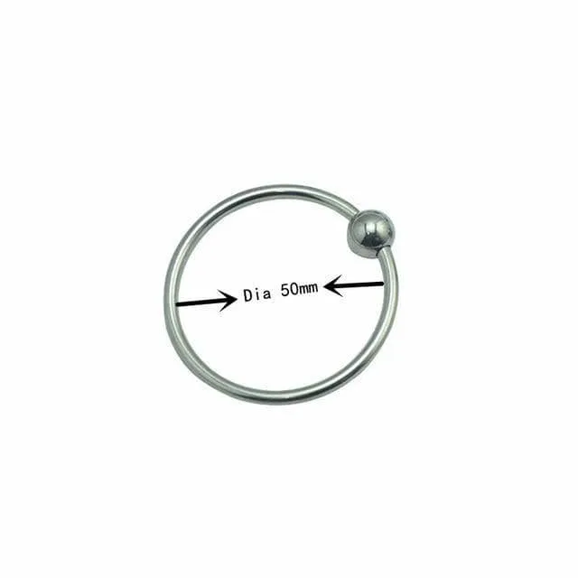 Male Sex Toys SxLife Official Stainless Steel Head Glans With Pressure Joy Ball Erection