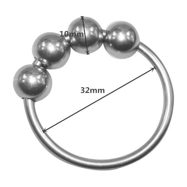 Male Sex Toys SxLife Official Stainless Steel Head Glans With Pressure Joy Ball Erection