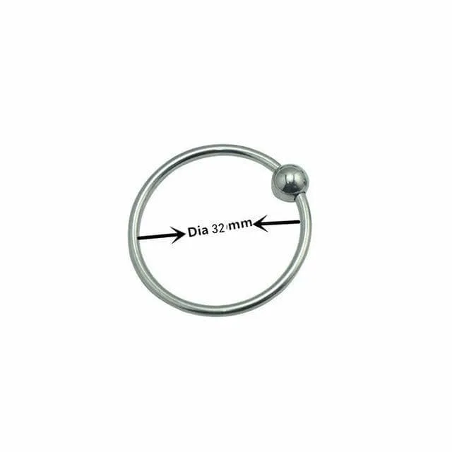 Male Sex Toys SxLife Official Stainless Steel Head Glans With Pressure Joy Ball Erection