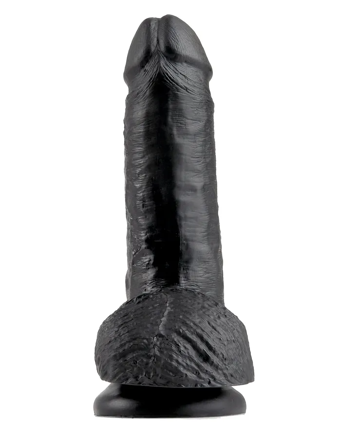 Pipedream Products Dildos King Cock 7in Cock WBalls Black