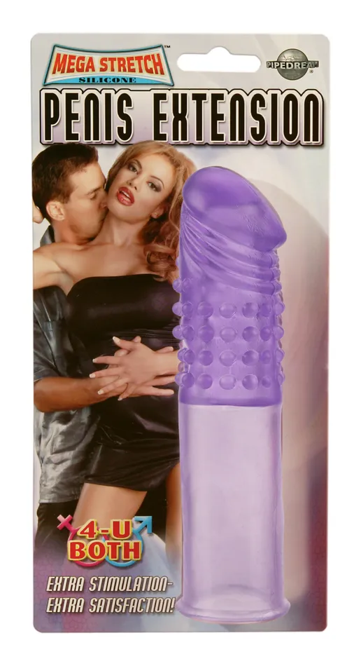 Pipedream Products Male Sex Toys Mega Stretch Penis Extension Purple