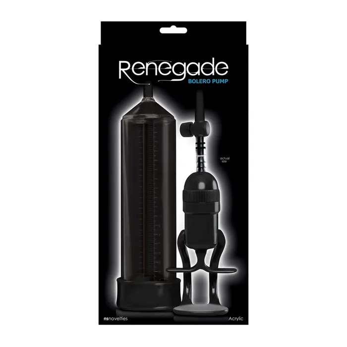Renegade Bolero Pump Black NS Novelties Anal