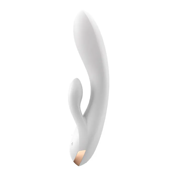 Satisfyer Vibrators Satisfyer Double Flex App Rabbit Vibrator White