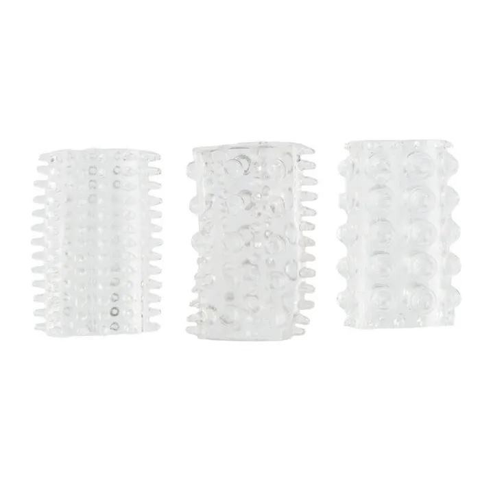 Senso Rings 3 Pack Clear California Exotic Novelties Anal