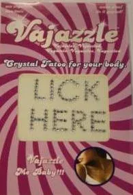 Vajazzles Body Tattoos Vibrators Vajazzle Lick Here