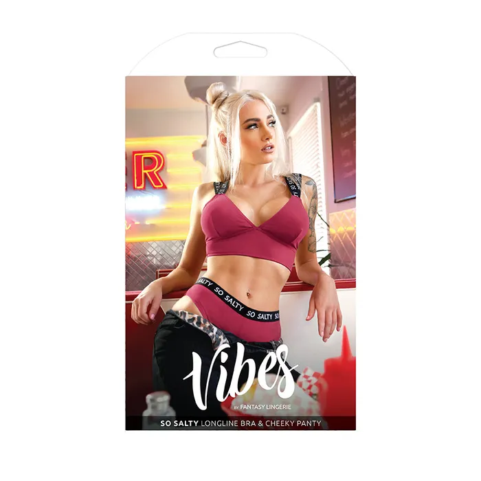Vibes So Salty Longline Bra Cheeky Panty Fantasy Lingerie Vibrators Vibes So Salty Longline Bra Cheeky Panty Fantasy Lingerie Vibrators