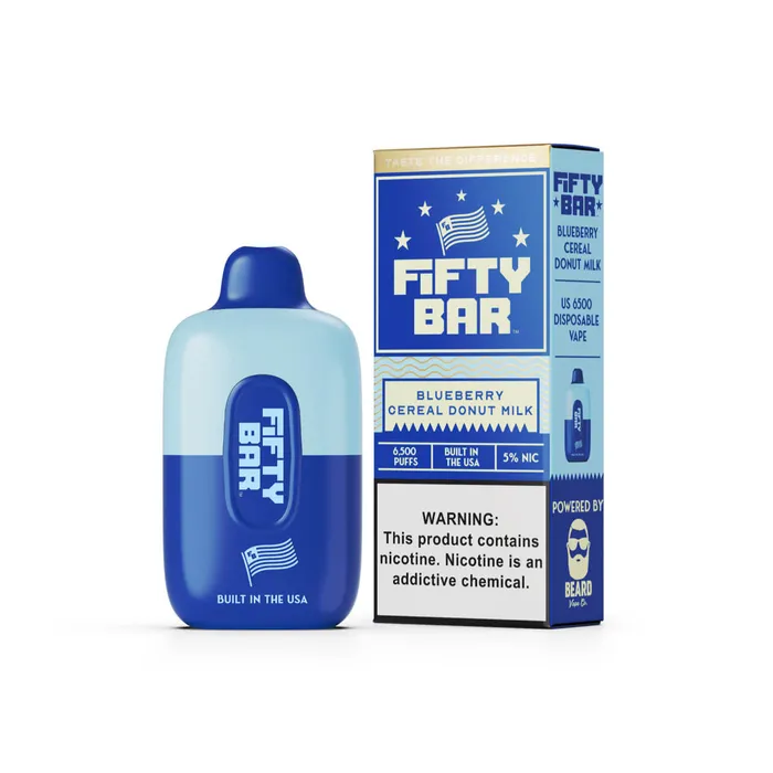 Vibrators FIFTY BAR BEARD Fifty Bar 6500 Puff Disposable CLEARANCE