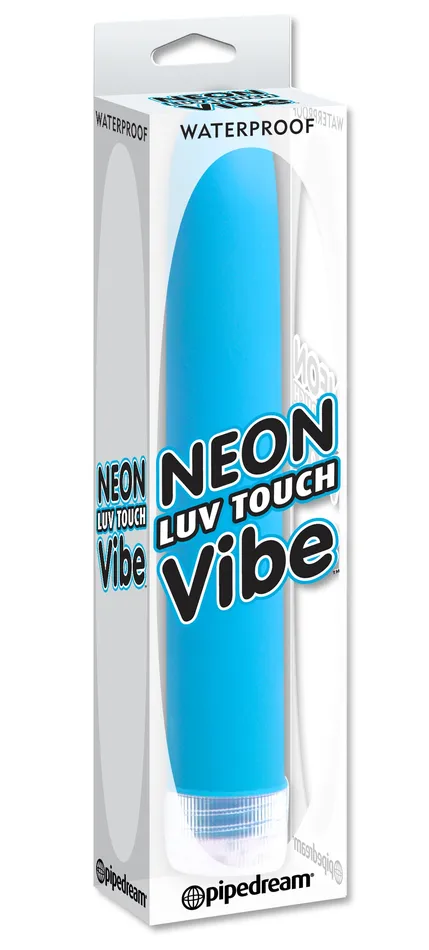 Vibrators Pipedream Products Neon Luv Touch Vibrator Blue