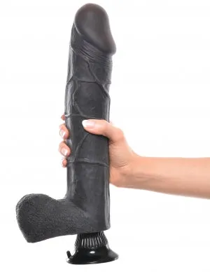 Vibrators Pipedream Products Real Feel Deluxe 12 Black 12in