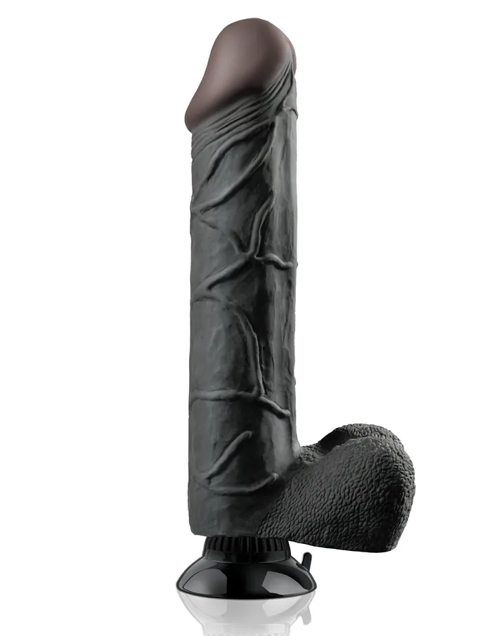 Vibrators Pipedream Products Real Feel Deluxe 12 Black 12in