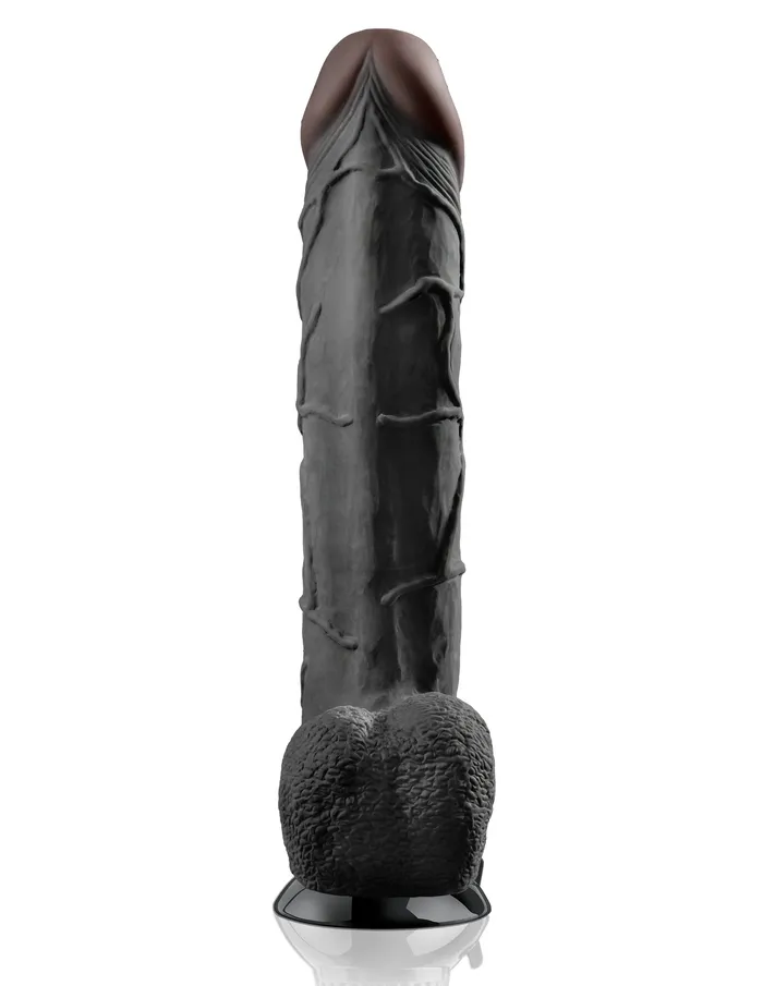 Vibrators Pipedream Products Real Feel Deluxe 12 Black 12in