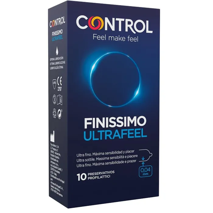 CONTROL ADAPTA FINISSIMO ULTRAFEEL 10 UNITS CONTROL CONDOMS Female Sex Toys
