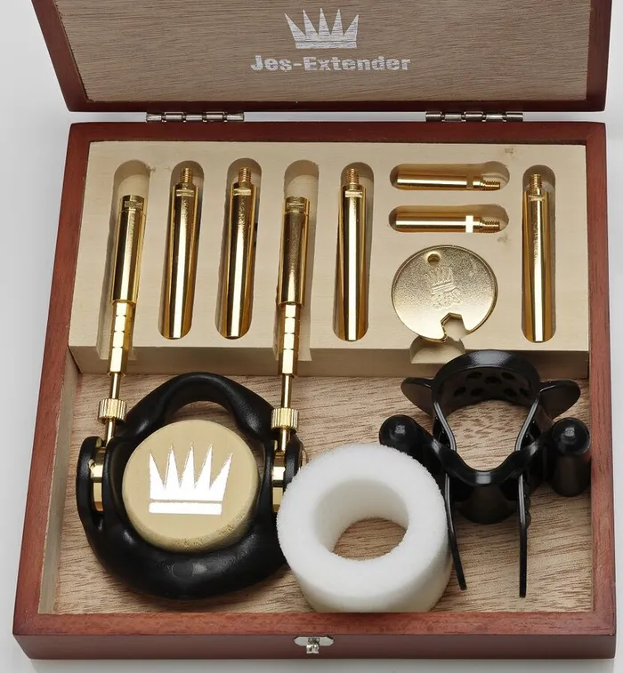 JESEXTENDER Vibrators ALLUNGAMENTO DEL PENE DA BAGNO DORO JESEXTENDING